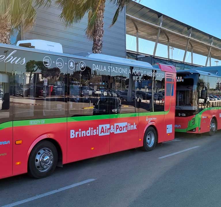 Brindisi Air&Port Link, Il Servizio Integrato Autobus-treno